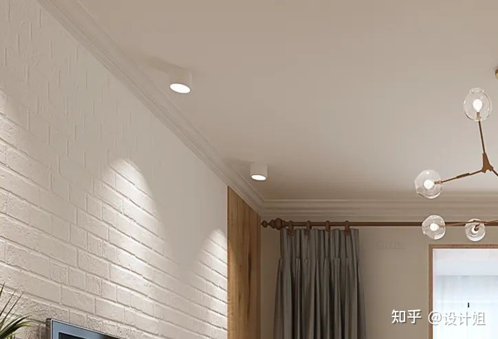 客廳不吊頂，怎么裝修好看？