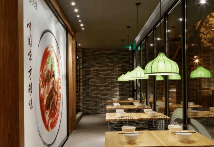 牛肉面餐廳平面布局設(shè)計(jì)，裝修施工效果，對品牌店影響有多大